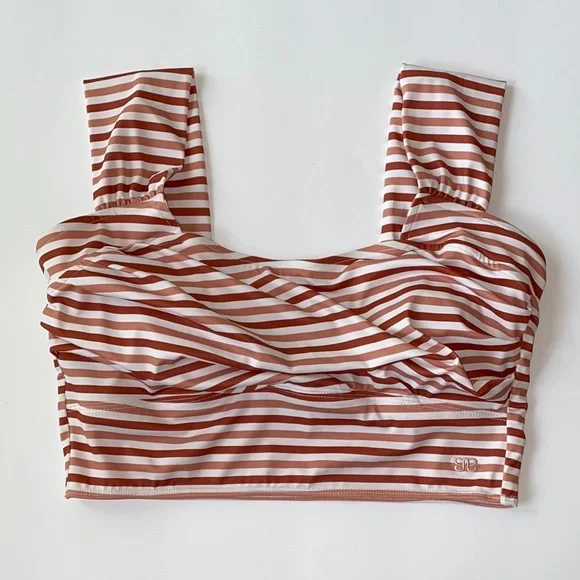Albion Stripies 101 Crop Bikini Top - Picture 1 of 5